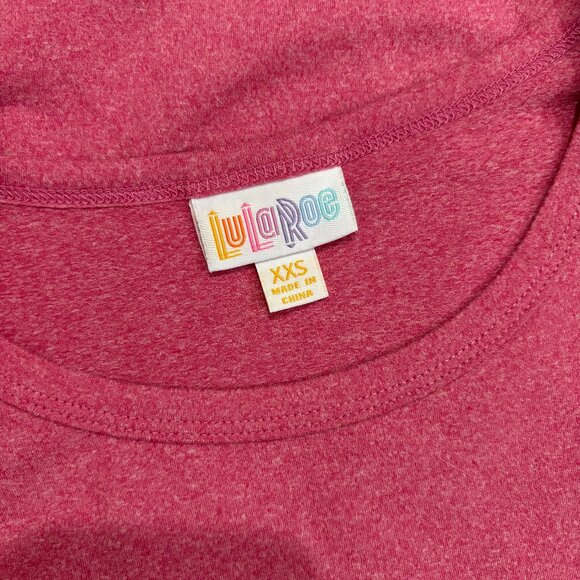 NWT LuLaRoe Carly Dress Pink XXS High-Low Hem - Picture 7 of 8